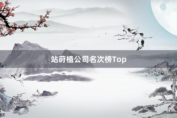 站莳植公司名次榜Top